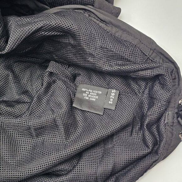 Perlis Sweater Mens 2XL XXL 1/4 Zip Pullover Black Windbreaker Outdoor Crawfish - Picture 7 of 7